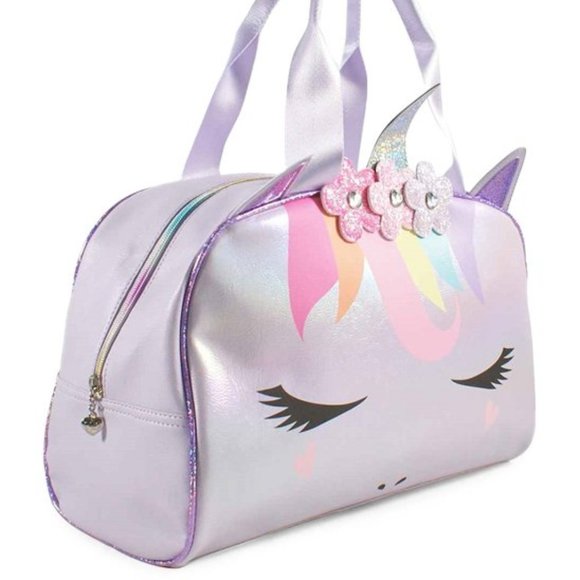 NWT Lavender Unicorn Duffel Bag - Picture 2 of 2